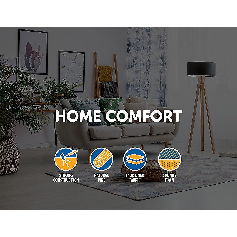 Fabric Foot Ottoman / Pouf