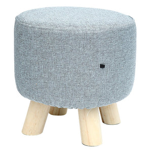 Padded Fabric Ottoman Foot Rest