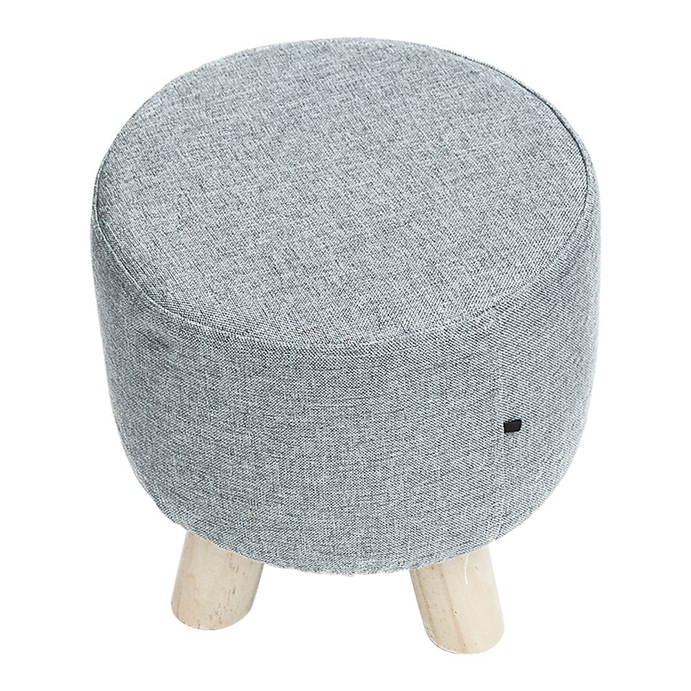 Padded Fabric Ottoman Foot Rest