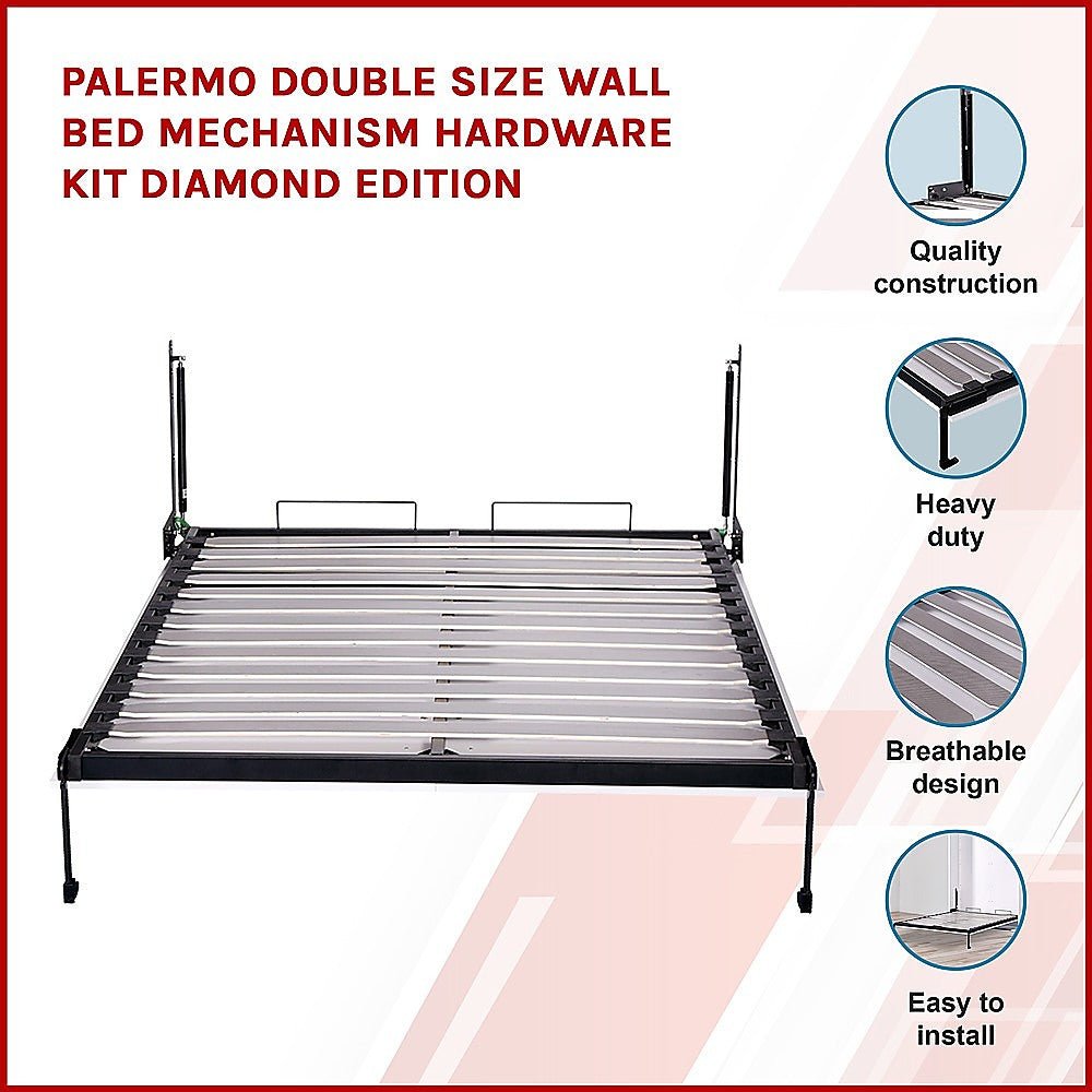 Double Size Wall Bed Mechanism Hardware Kit Diamond Edition