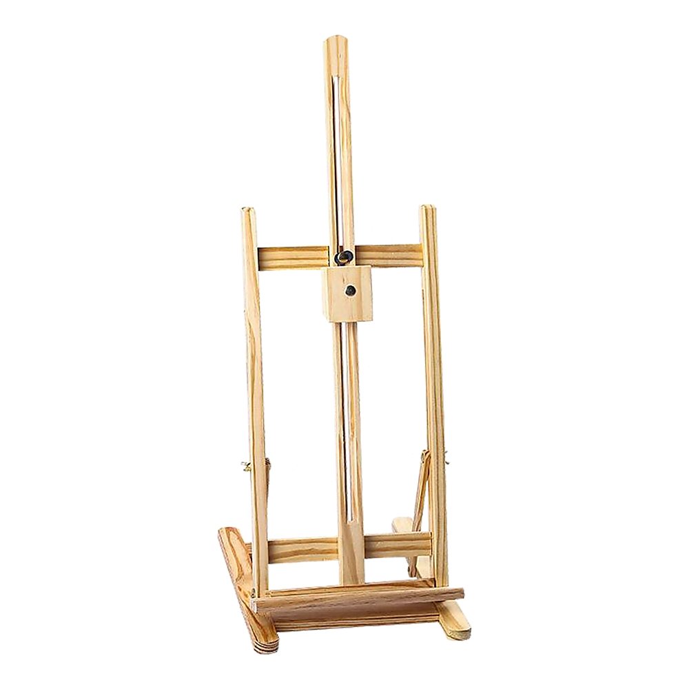 Tabletop Easel Wood Studio H-Frame Artist Art Display Painting Shop Tripod Stand Wedding