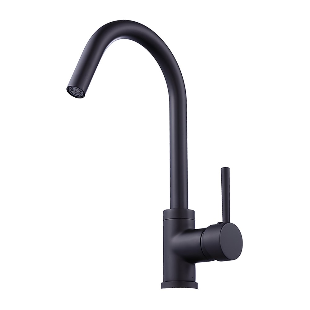 Kitchen Mixer Tap Faucet Basin Laundry Sink - BLACK