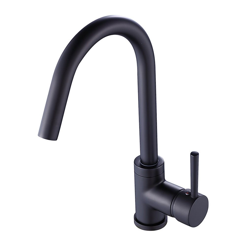 Kitchen Mixer Tap Faucet Basin Laundry Sink - BLACK
