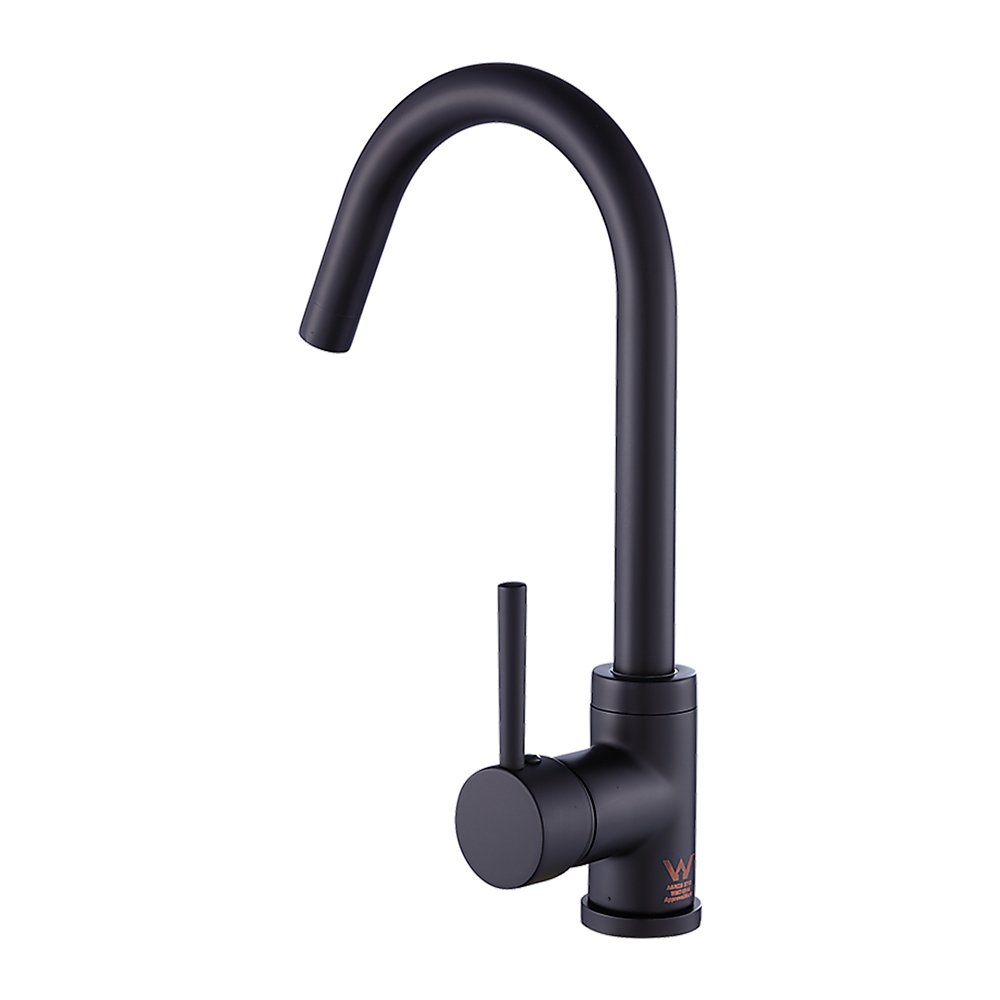 Kitchen Mixer Tap Faucet Basin Laundry Sink - BLACK