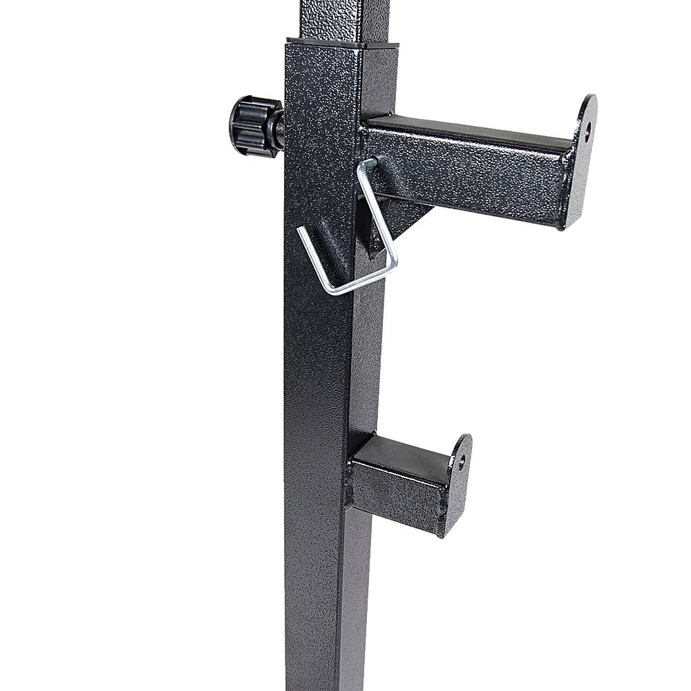 Commercial Squat Rack Adjustable Pair Fitness Exercise Weight Lifting Gym Barbell Stand