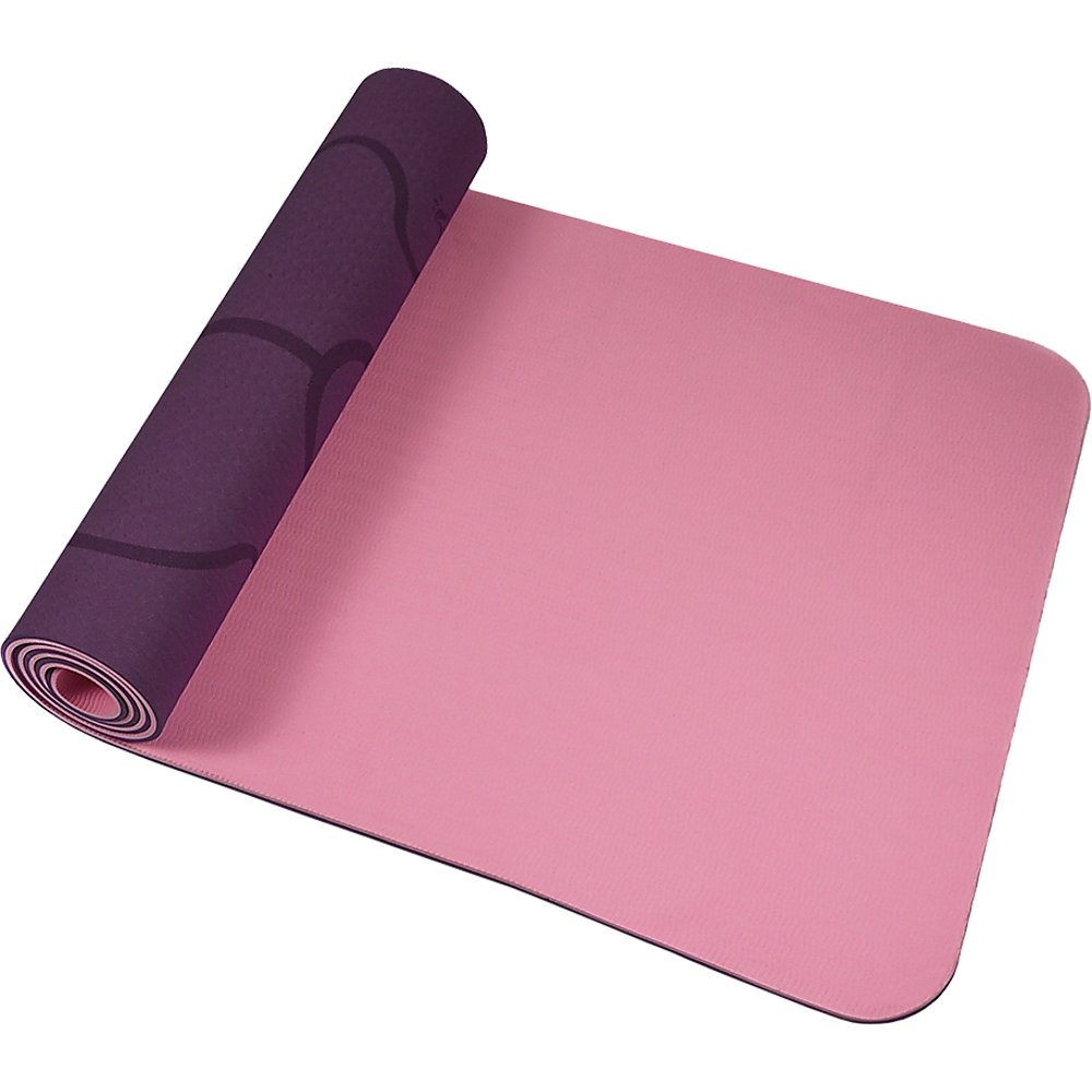 8mm TPE Yoga Mat Exercise Fitness Gym Pilates Non Slip Dual Layer