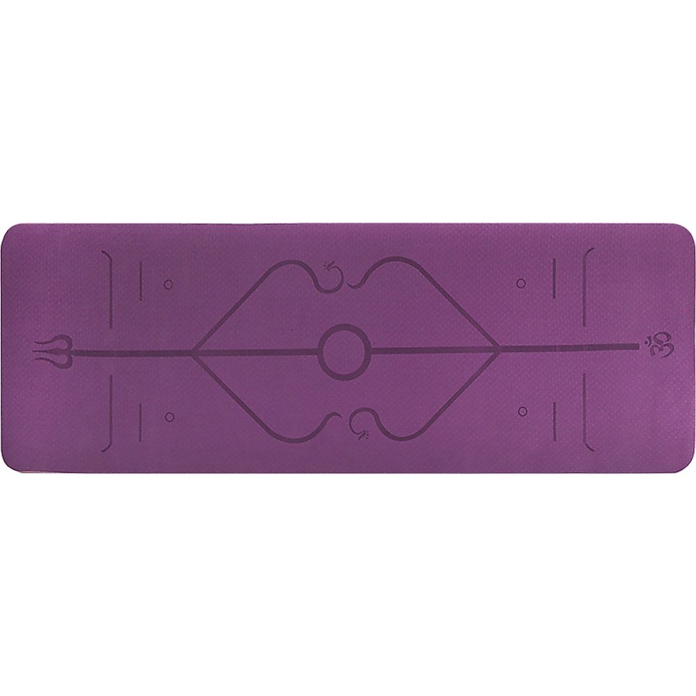 8mm TPE Yoga Mat Exercise Fitness Gym Pilates Non Slip Dual Layer