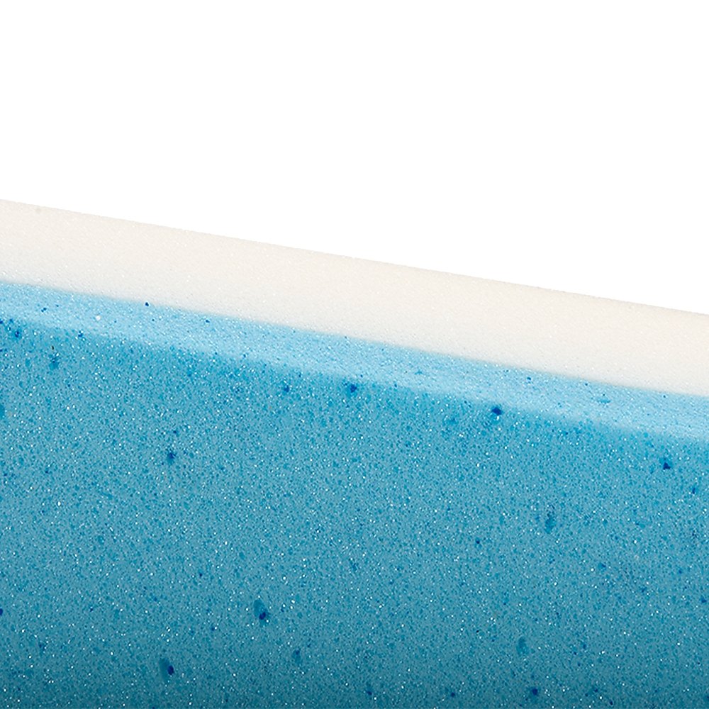 Cool Gel Memory Foam Bed Wedge Pillow Cushion Neck Back Support Sleep with Cover