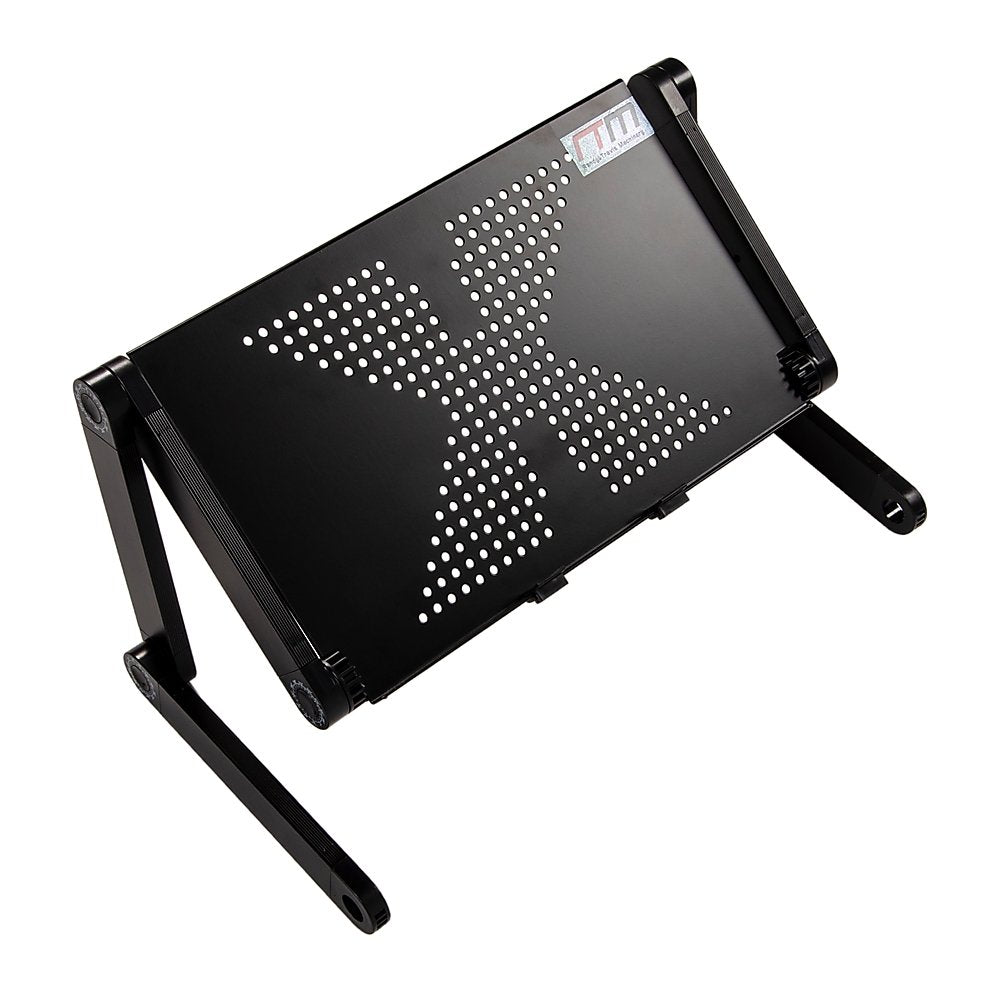 Aluminium Alloy Folding Laptop Computer Stand Desk Table Tray On Bed Mouse