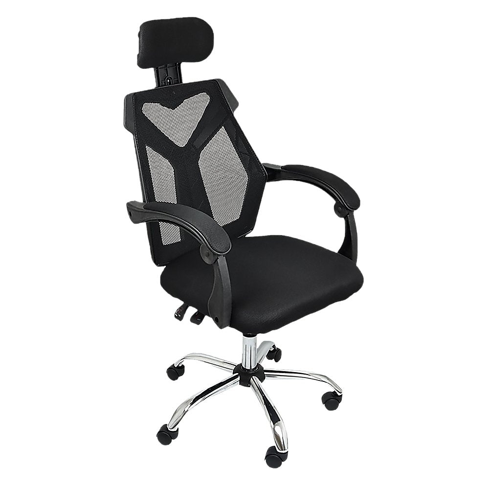 Office Chair Gaming Computer Chairs Mesh Back Foam Seat - Black