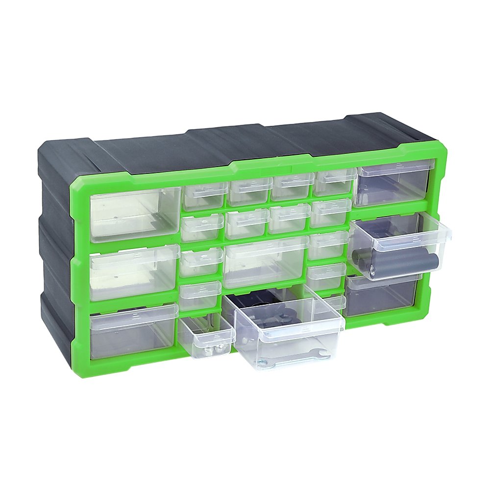 22 Multi Drawer Parts Storage Cabinet Unit Organiser Home Garage Tool Box