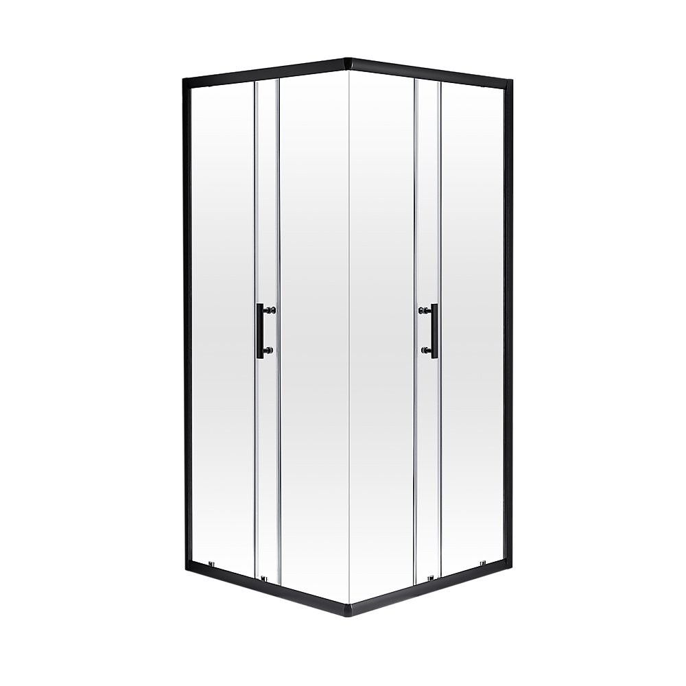 800 x 800mm Sliding Door Nano Safety Glass Shower Screen By Della Francesca