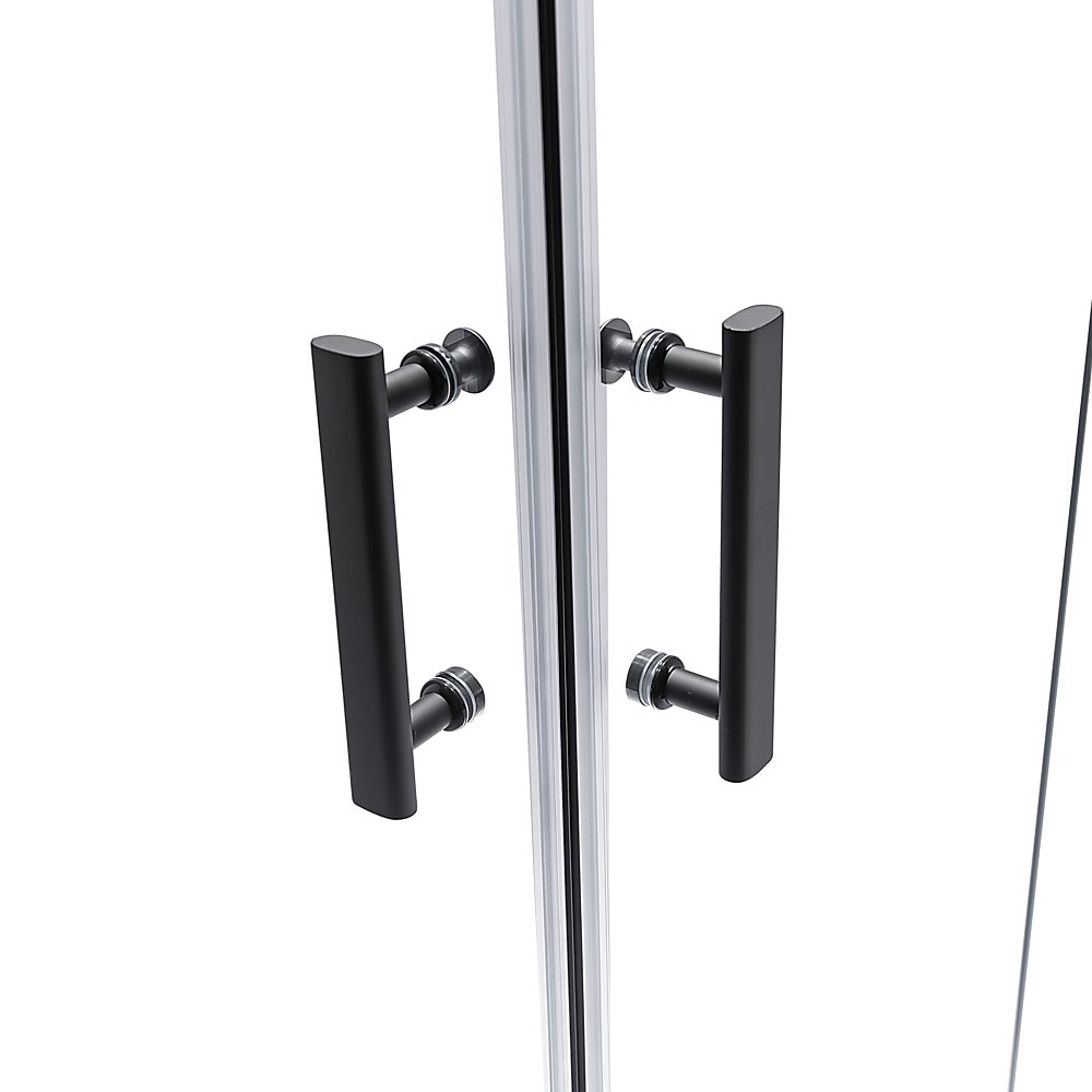 800 x 800mm Sliding Door Nano Safety Glass Shower Screen By Della Francesca