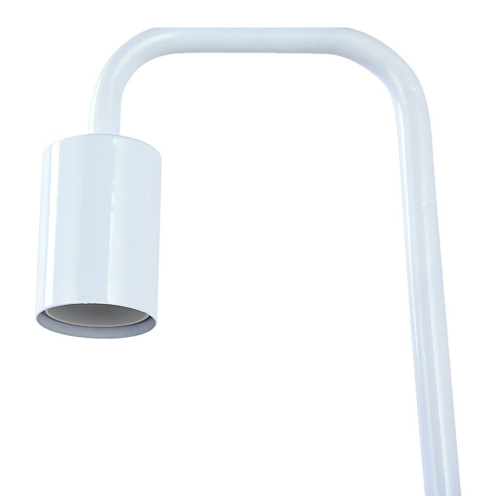 Modern Table lamp Desk Light Timber Base Bedside Bedroom White