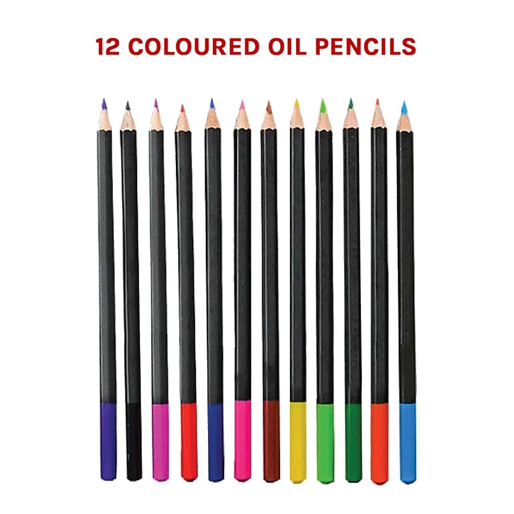 Art Sketch Pencils Oil Drawing Colouring Graphite Charcoal Pencil Set 72pcs/set