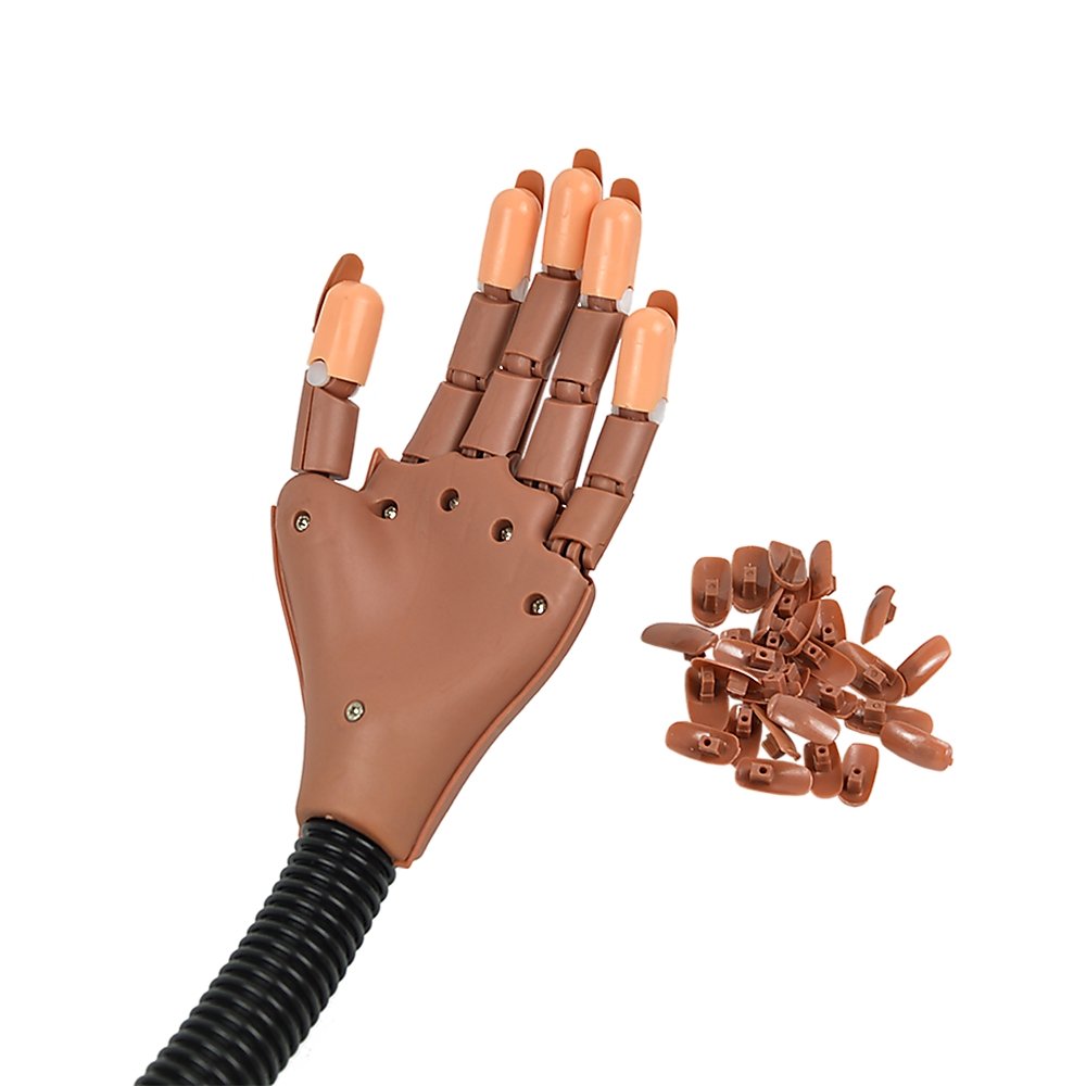 Practice Hand Model for Nail Art | Training and Display | Manicure with False Nails