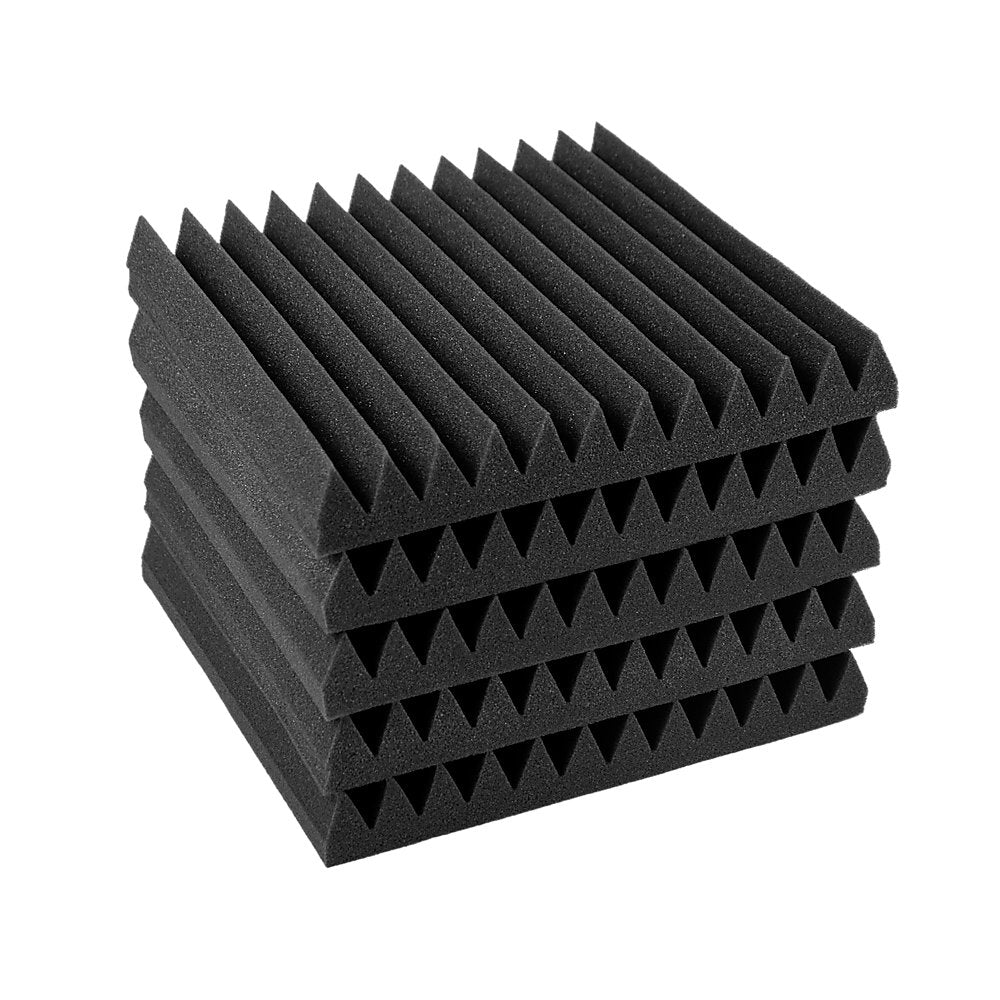 40pcs Studio Acoustic Foam Sound Absorbtion Proofing Panels Tiles Wedge 30X30CM