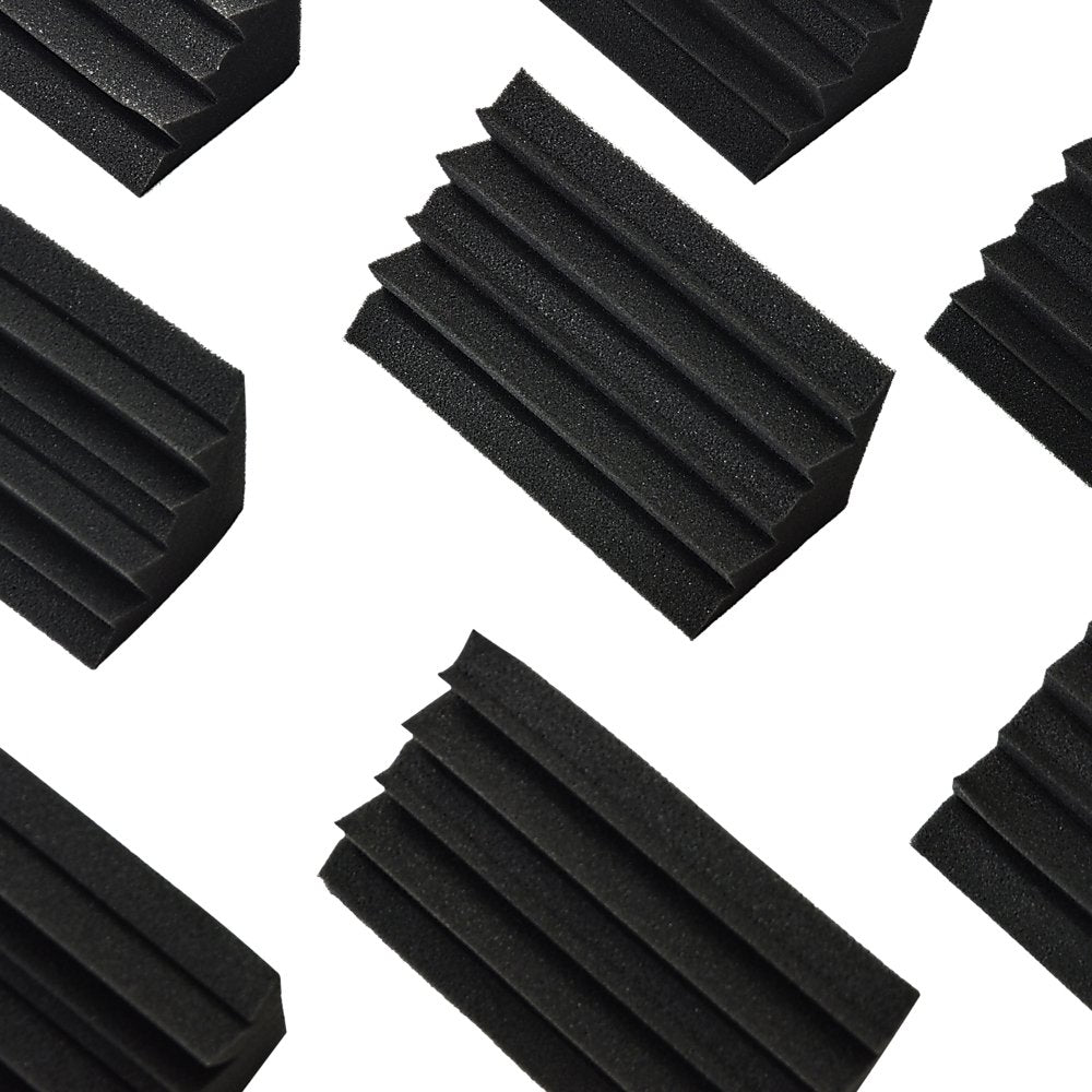 20pcs Studio Acoustic Foam Corner Bass Trap Sound Absorption Treatment Proofing