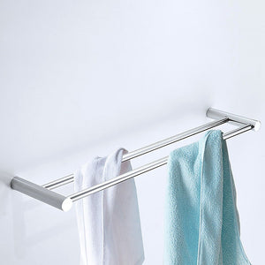 Double Towel Rail Grade 304 Stainless Steel 620mm