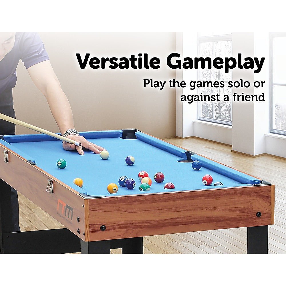 4FT 3-in-1 Games Foosball Soccer Hockey Pool Table Table