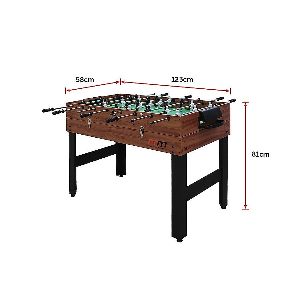 4FT 3-in-1 Games Foosball Soccer Hockey Pool Table Table
