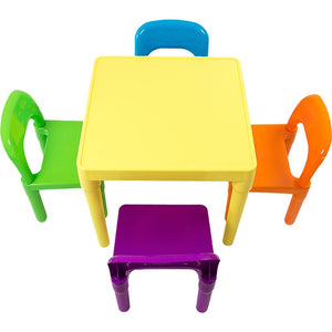 Kids Table and Chairs Play Set Toddler Child Toy Activity Furniture In-Outdoor