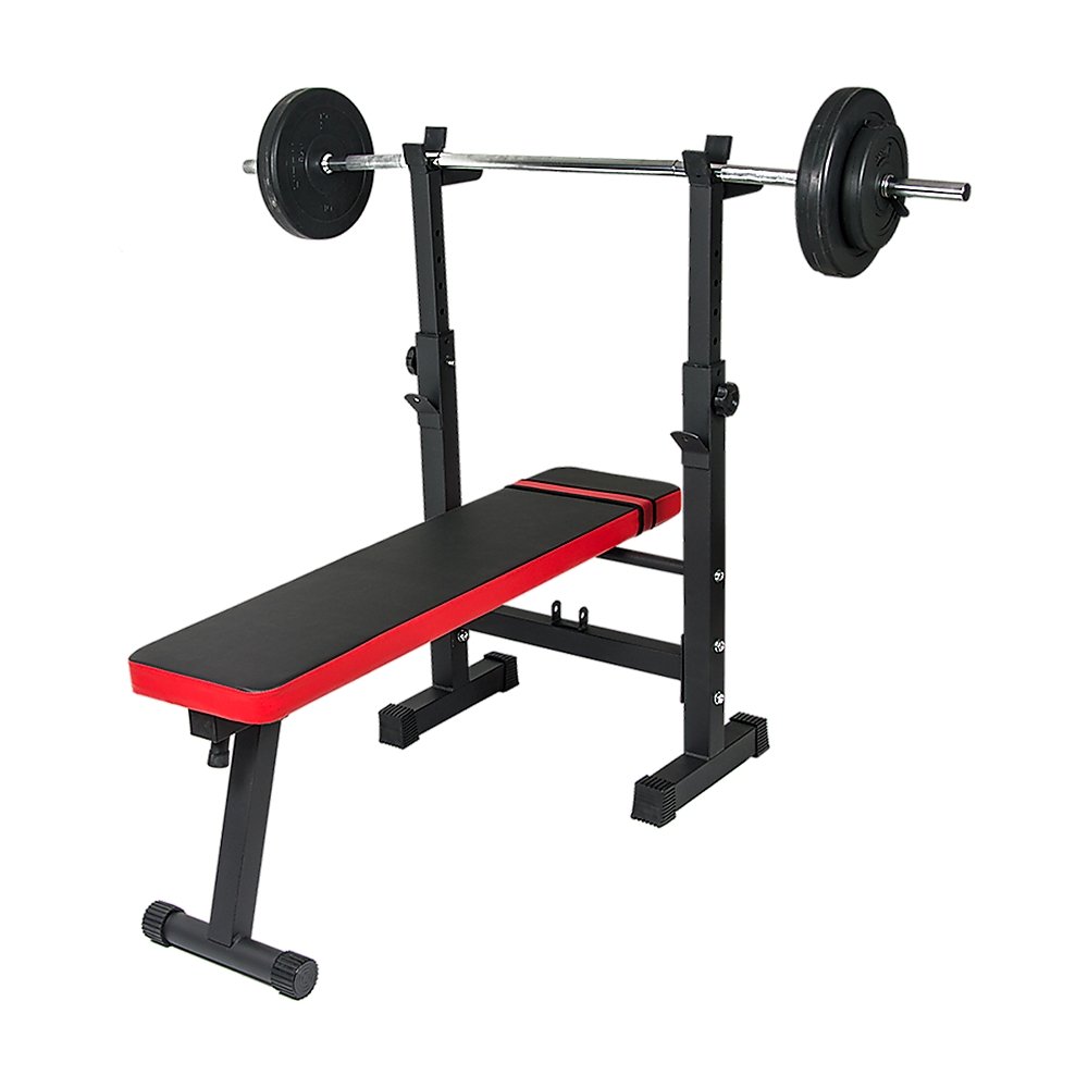Folding Flat Weight Lifting Bench Body Workout Exercise Machine Home Fitness