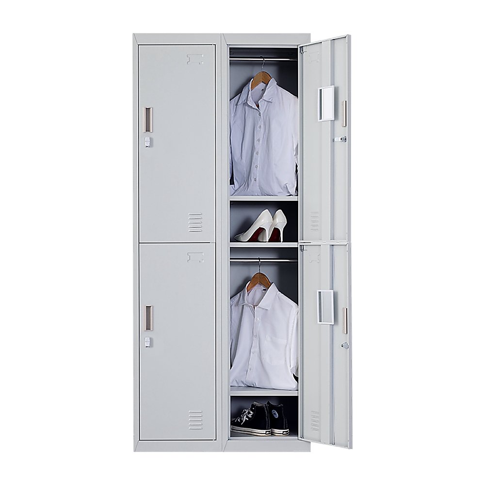 Four-Door Office Gym Shed Storage Locker