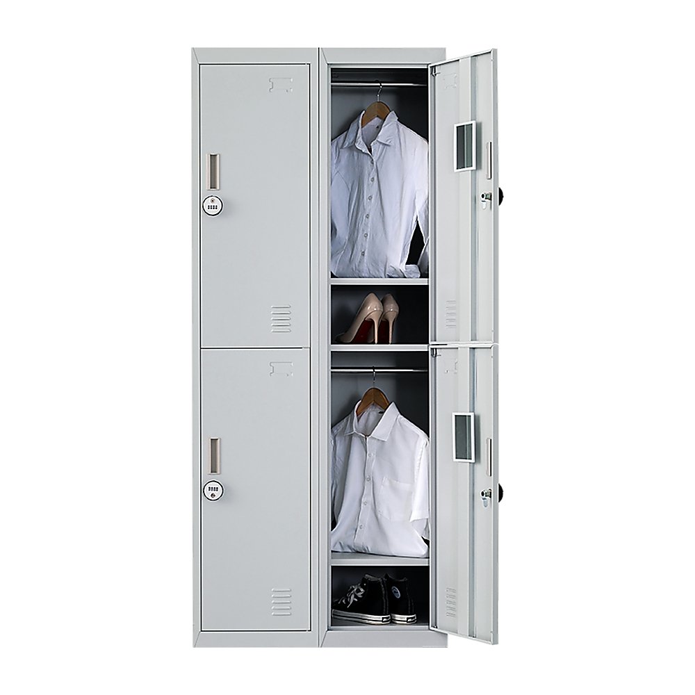 Four-Door Office Gym Shed Storage Locker