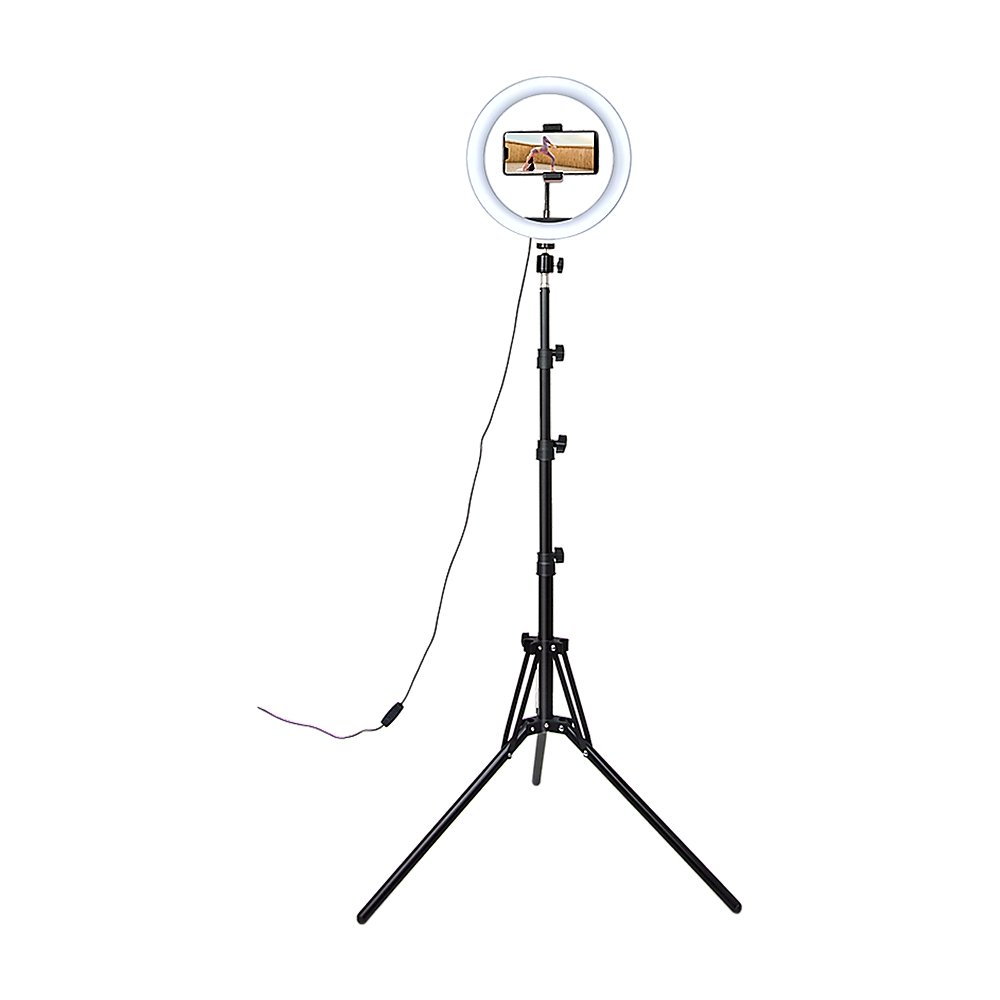 10" LED Selfie Ring Light with 1.6M Tripod Stand Phone Holder Photo Live Makeup
