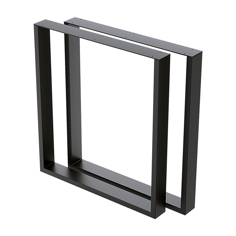 Square Table Bench Desk With Welded Black Legs