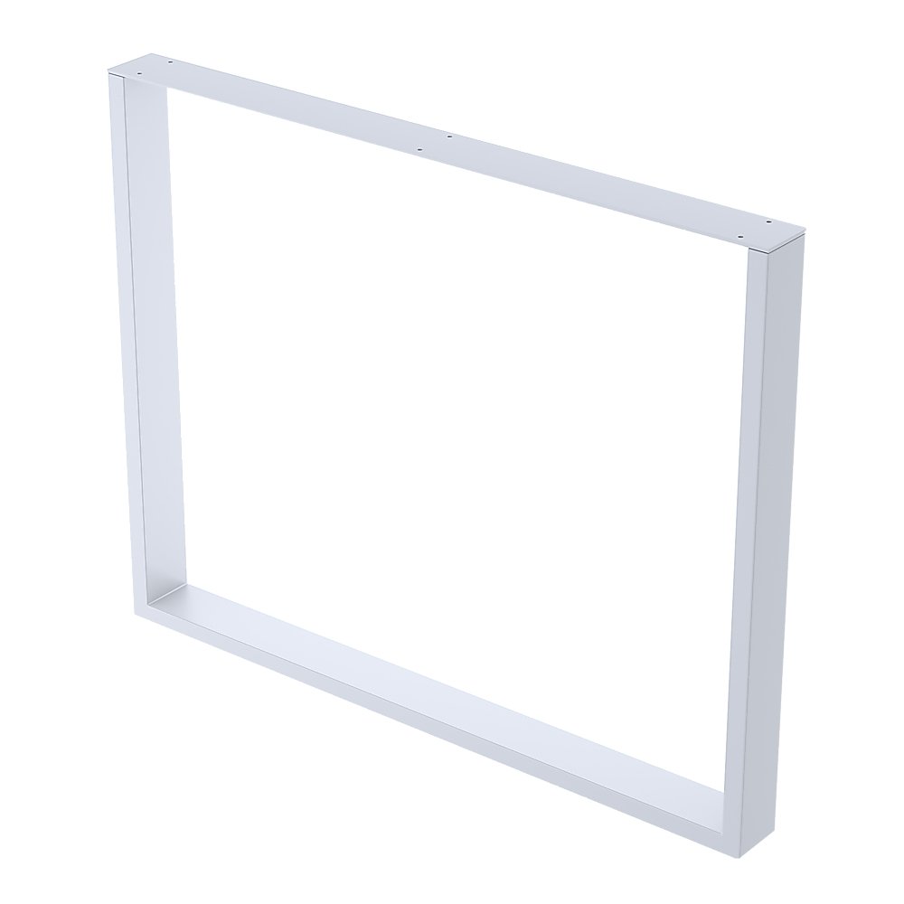 Rectangular Shaped Table Bench Desk Legs Retro Industrial Design Fully Welded - White