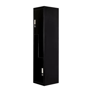 Black Two-Door L-shaped Office Gym Shed Storage Lockers