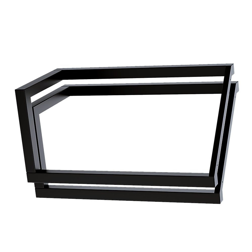 V Shaped Table Bench Desk Legs Retro Industrial Design Fully Welded - Black