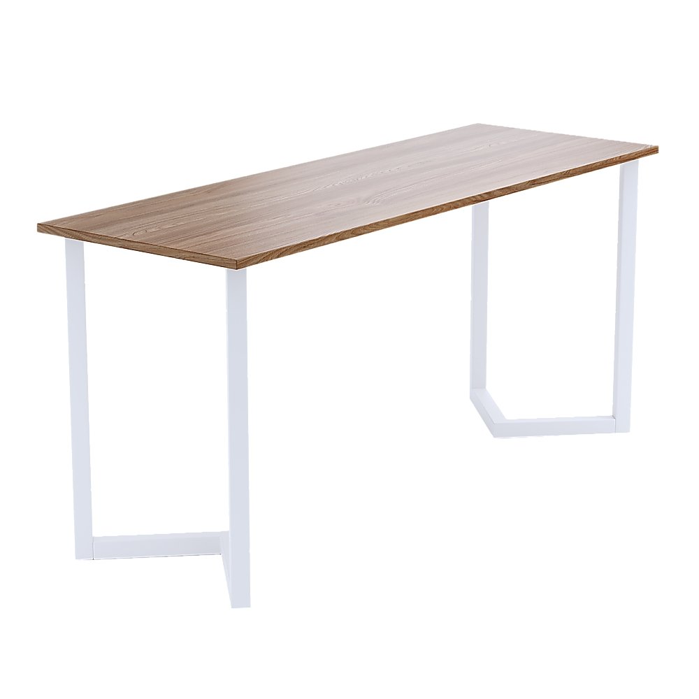 V Shaped Table Bench Desk Legs Retro Industrial Design Fully Welded - White