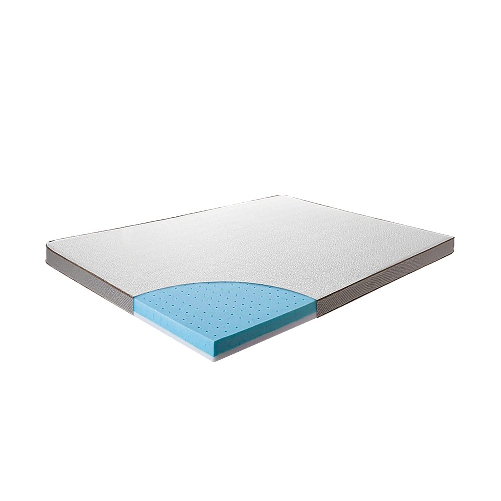 Palermo Queen Memory Foam Mattress Topper Cooling Gel Infused CertiPUR Approved