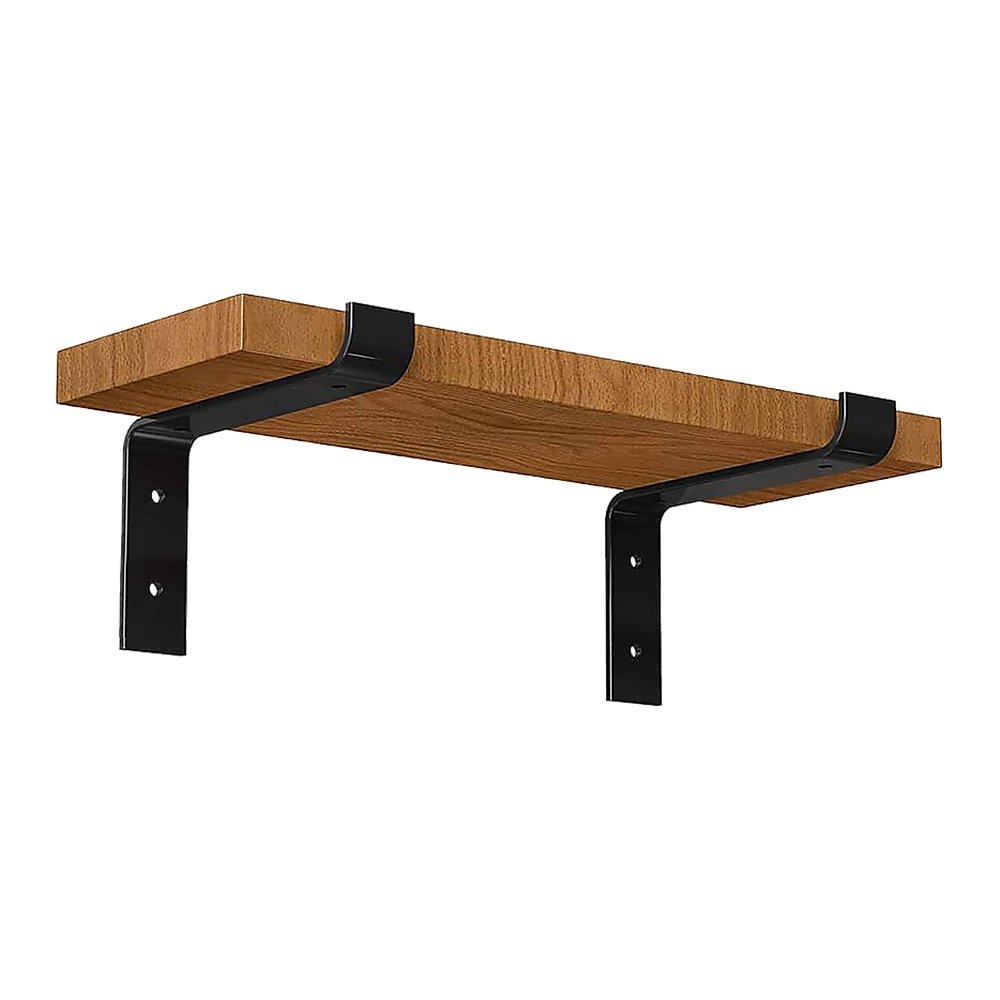 Floating Wall Shelf Brackets Heavy Duty Rustic Industrial 4-Pack