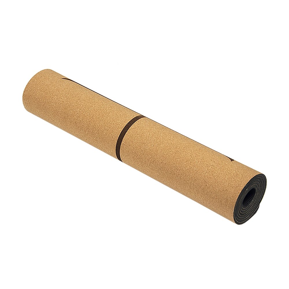 Natural Cork TPE Yoga Mat Sports Eco Friendly Exercise Fitness Gym Pilates