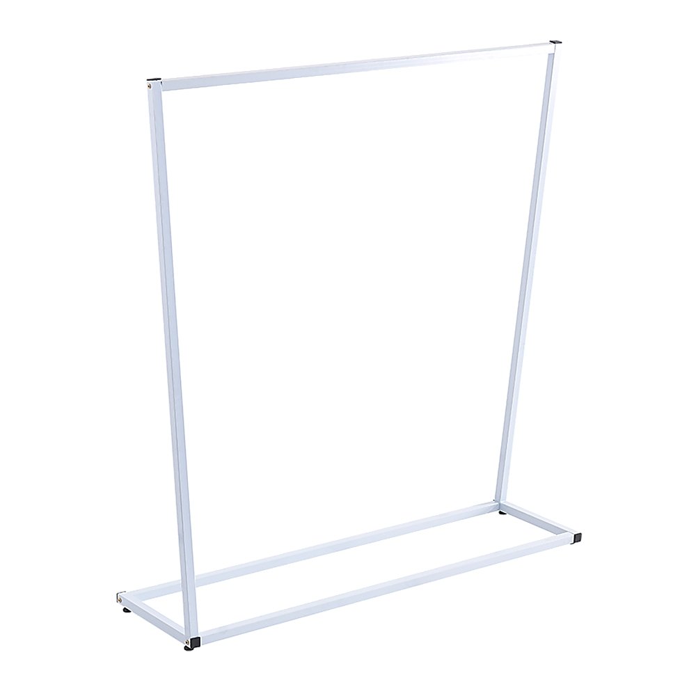 Commercial Clothing Garment Rack Retail Shop White
