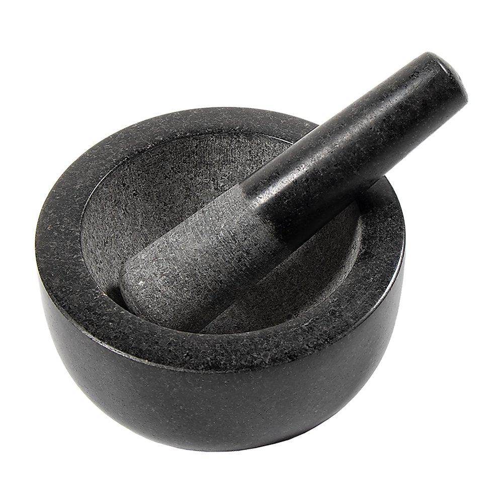 Large Pestle and Mortar Set Durable Granite Stone Spice & Herb Crusher