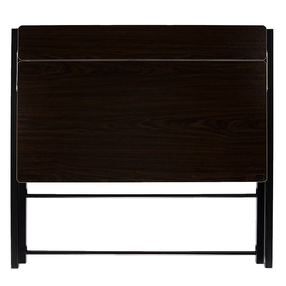 Folding Desk with Shelf Computer Laptop PC Table Side Home Office Furniture