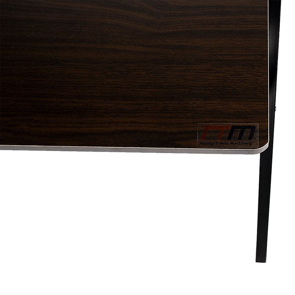 Folding Desk with Shelf Computer Laptop PC Table Side Home Office Furniture