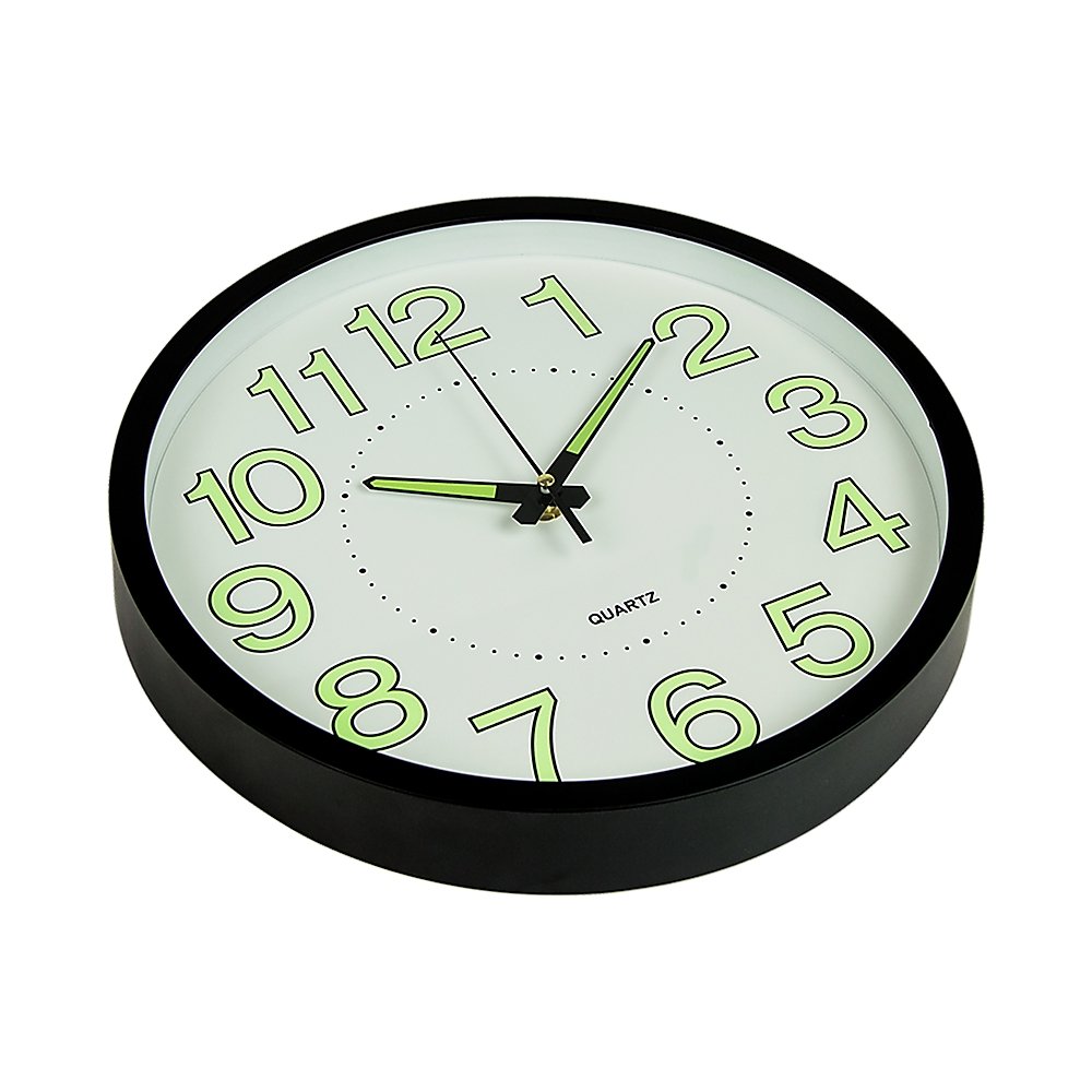 305mm Wall Clock - Glow In The Dark