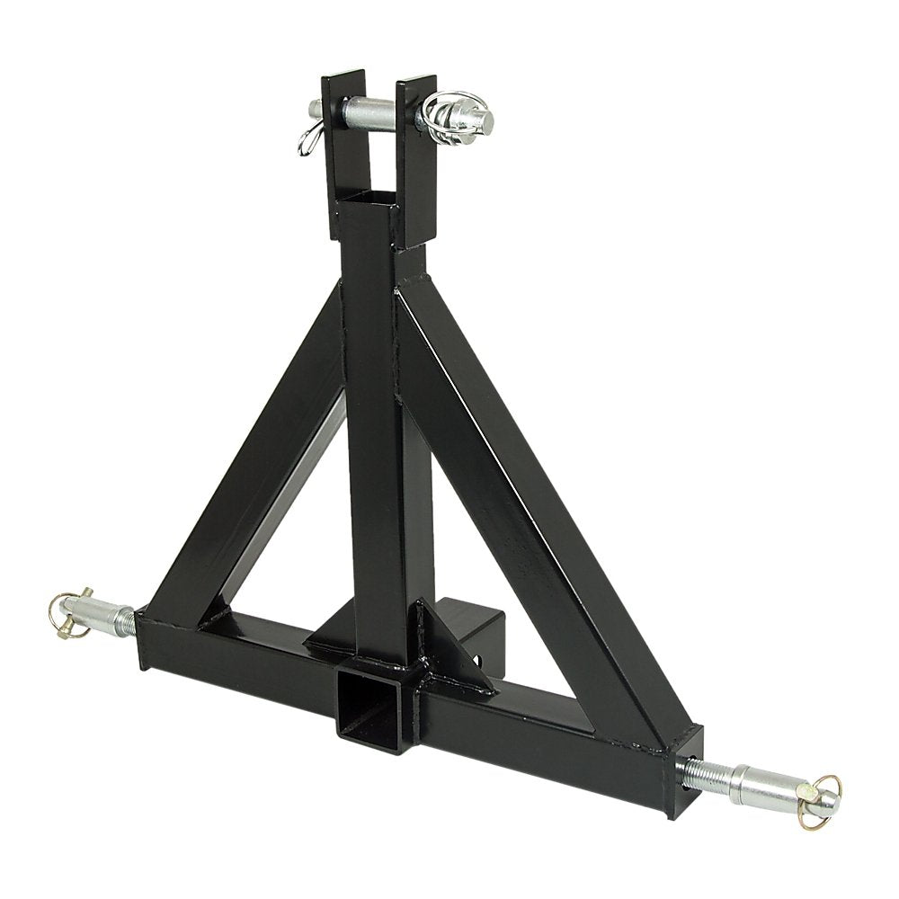 Heavy Duty Steel 3 Point 2" Trailer Hitch Receiver Tow Drawbar For Cat 1 Tractor