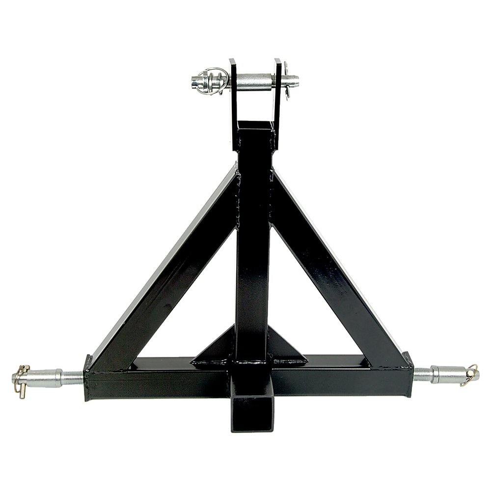 Heavy Duty Steel 3 Point 2" Trailer Hitch Receiver Tow Drawbar For Cat 1 Tractor