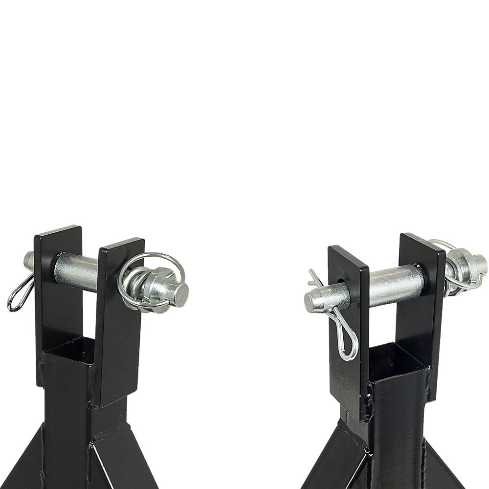 Heavy Duty Steel 3 Point 2" Trailer Hitch Receiver Tow Drawbar For Cat 1 Tractor