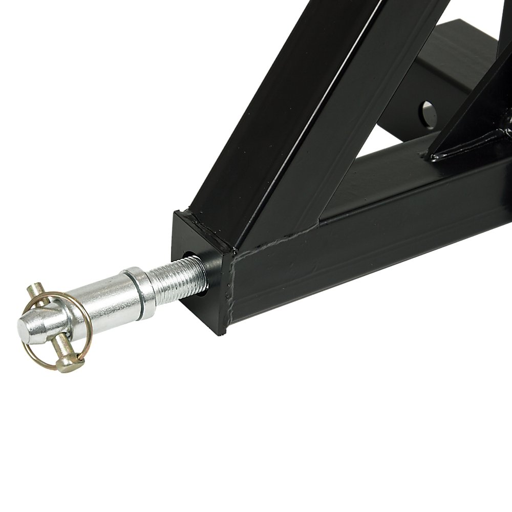 Heavy Duty Steel 3 Point 2" Trailer Hitch Receiver Tow Drawbar For Cat 1 Tractor