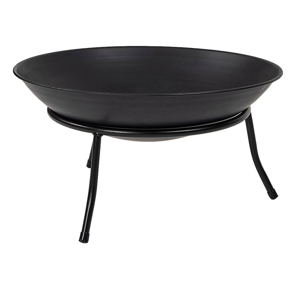 Cast Iron Fire Bowl Traditional Log Fire Pit Outdoor Heating Camp Site Barbecue