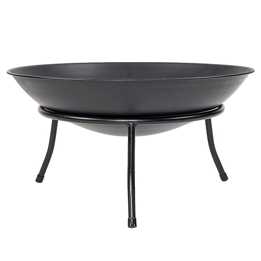 Cast Iron Fire Bowl Traditional Log Fire Pit Outdoor Heating Camp Site Barbecue