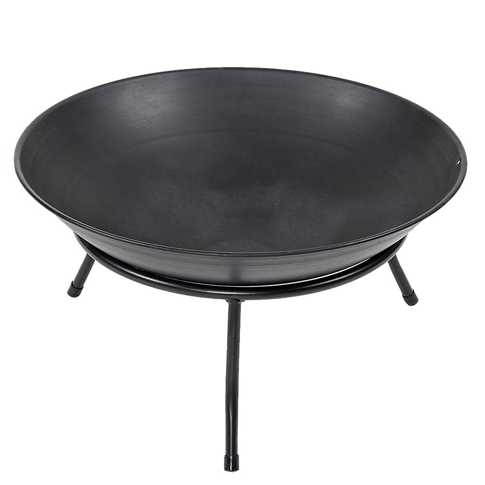 Cast Iron Fire Bowl Traditional Log Fire Pit Outdoor Heating Camp Site Barbecue